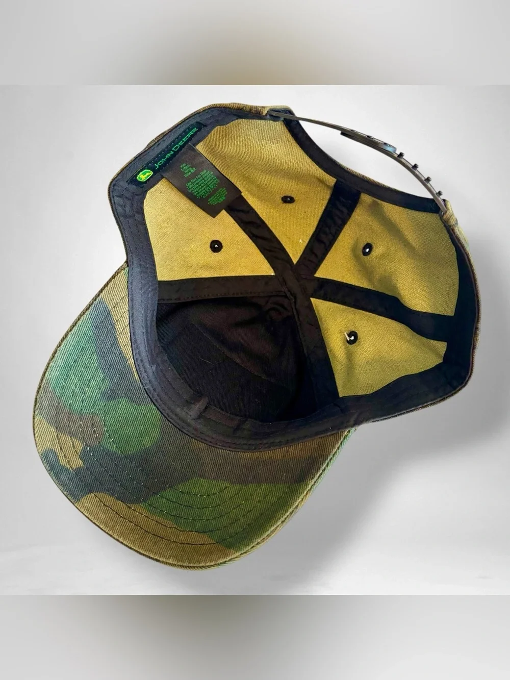 John Deere Kids Camo Tractor Patch Hat/Cap Adjustable